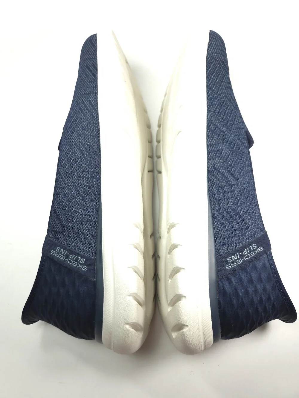 Skechers Slip‑ins On‑the‑GO Flex Astonish Navy Hands‑Free Walking Shoes Sz 8